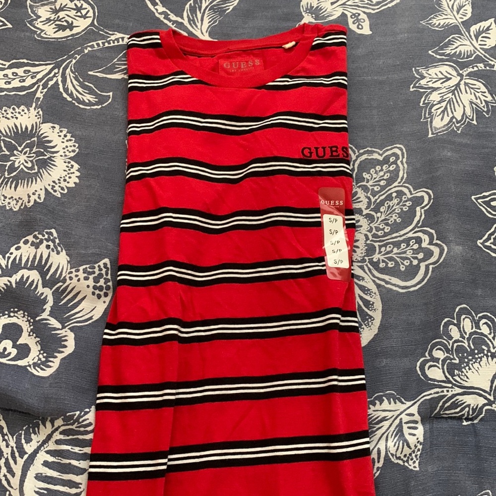 Red Guess Mens shirt